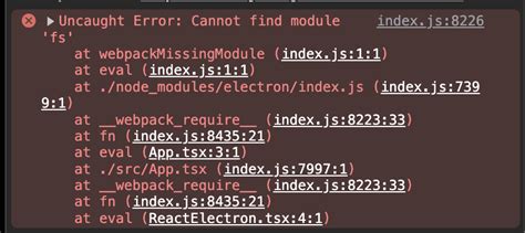 electron module not found: error: can't resolve 'fs'|Module not found: Can't resolve 'fs' error [Solved] .